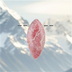 2811130005 Rodocrosite forata, 6,1 cm, unico 005 | grossista gemme e pietre curative