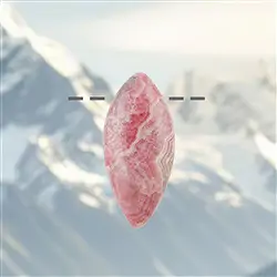 2811130005 Rhodochrosite drilled, 6,1cm, unique 005 | wholesaler gems & healing stones