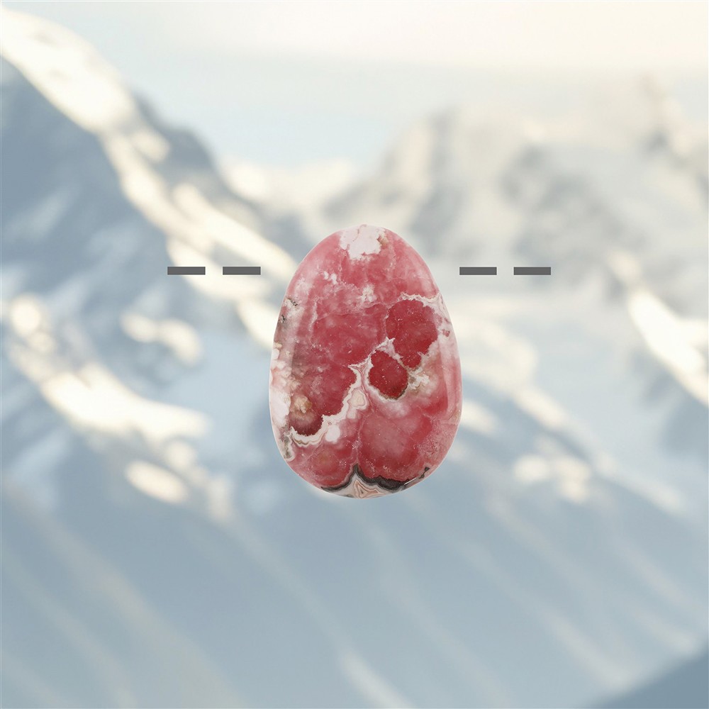 Rodocrosite forata, 4,00cm, unica 006 | grossista gemme e pietre curative