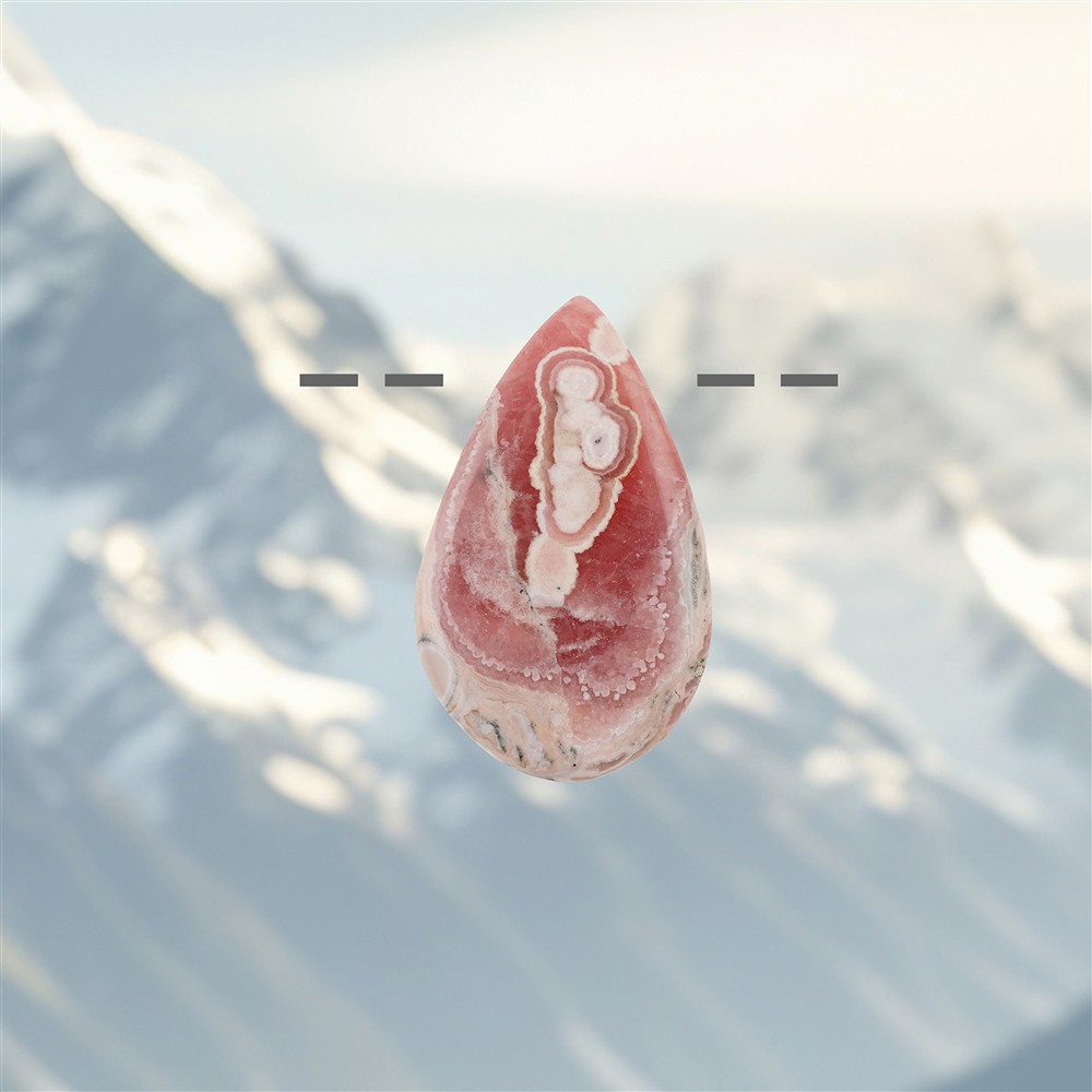 Rodocrosite forata, 4,8 cm, unico 007 | grossista gemme e pietre curative