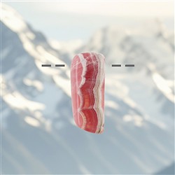 2811130008 Rodocrosite forata, 4,9 cm, unico 008 | grossista gemme e pietre curative