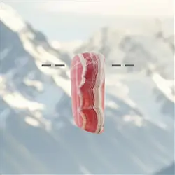 2811130008 Rodocrosite forata, 4,9 cm, unico 008 | grossista gemme e pietre curative