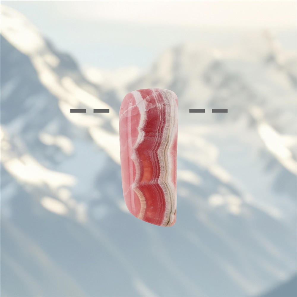 Rodocrosite forata, 4,9 cm, unico 008 | grossista gemme e pietre curative