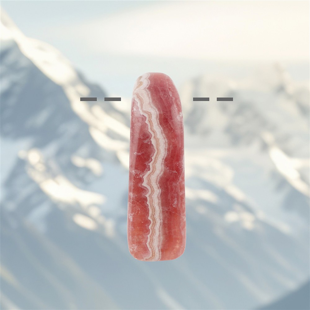 Rhodochrosite drilled, 6,5cm, unique 010 | wholesaler gems & healing stones