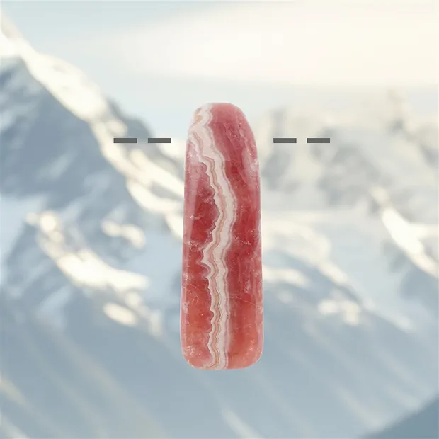 Rhodochrosite drilled, 6,5cm, unique 010 | wholesaler gems & healing stones