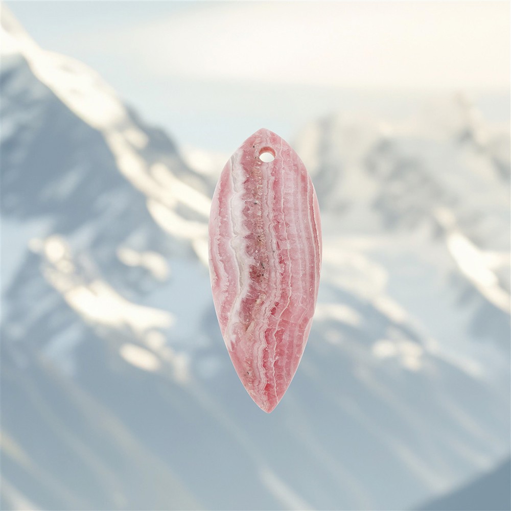 Rodocrosite forata, 5,9 cm, unico 011 | grossista gemme e pietre curative