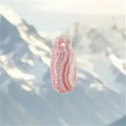 2811130016 Rhodochrosite drilled, 4,8cm, unique specimen 016 | Marco Schreier