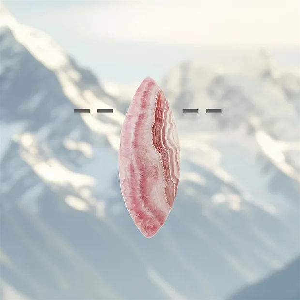 Rhodochrosite drilled, 5,6cm, unique specimen 017 | Marco Schreier