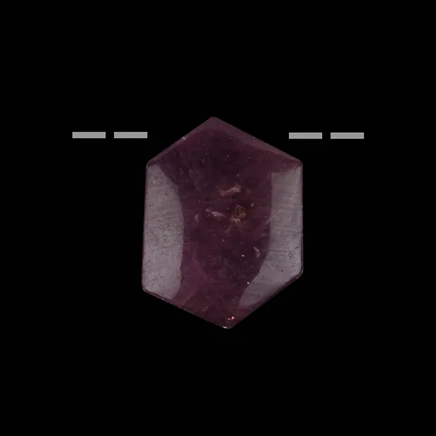 Cabochon Rubin gebohrt Unikat 015 | Großhändler Edelsteine, Heilsteine & Schmuck