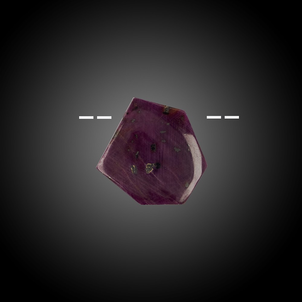 Cabochon Rubin gebohrt Unikat 030 | Großhändler Edelsteine, Heilsteine & Schmuck