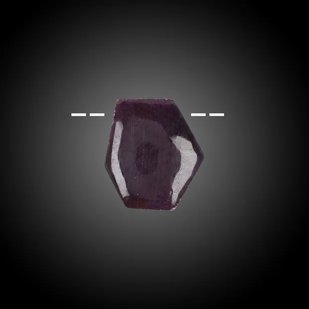 Cabochon drilled Ruby unique #034 | wholesaler gems, healing stones & jewelry