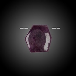 2811135040 Cabochon Rubin gebohrt Unikat 040 | Großhändler Edelsteine, Heilsteine & Schmuck