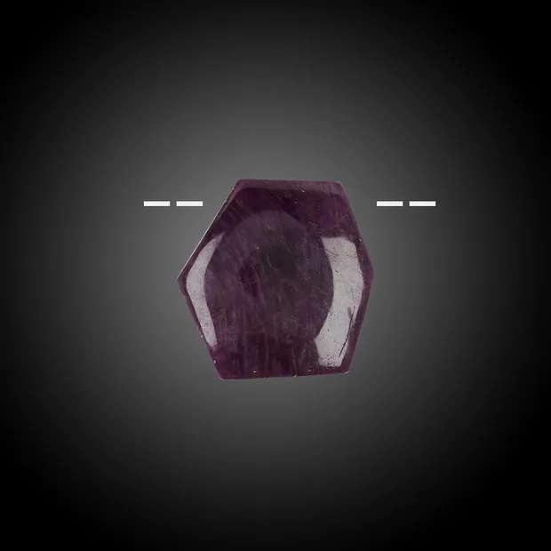 Rubino cabochon forato unico 040 | Gemme Schreier, pietre curative e gioielli
