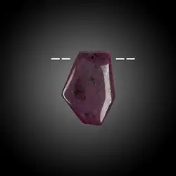 2811135041 Cabochon Rubin gebohrt Unikat 041 | Großhändler Edelsteine, Heilsteine & Schmuck
