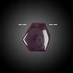 2811135043 Cabochon Rubin gebohrt Unikat 043 | Großhändler Edelsteine, Heilsteine & Schmuck