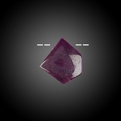 2811135044 Cabochon Rubin gebohrt Unikat 044 | Großhändler Edelsteine, Heilsteine & Schmuck