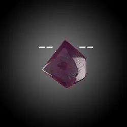 2811135044 Cabochon Rubin gebohrt Unikat 044 | Großhändler Edelsteine, Heilsteine & Schmuck