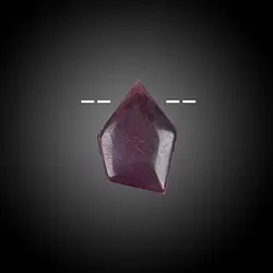 2811135048 Rubino cabochon forato unico 048 | Gemme Schreier, pietre curative e gioielli