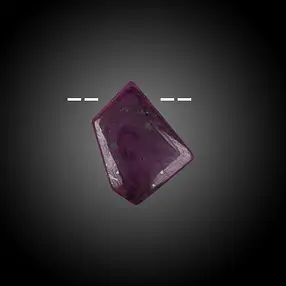 Cabochon Rubin gebohrt Unikat 049 | Großhändler Edelsteine, Heilsteine & Schmuck