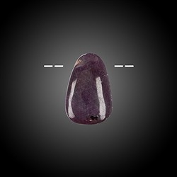 2811135053 Cabochon Rubin gebohrt Unikat 053 | Großhändler Edelsteine, Heilsteine & Schmuck