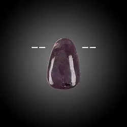 2811135053 Rubino cabochon forato unico 053 | Gemme Schreier, pietre curative e gioielli