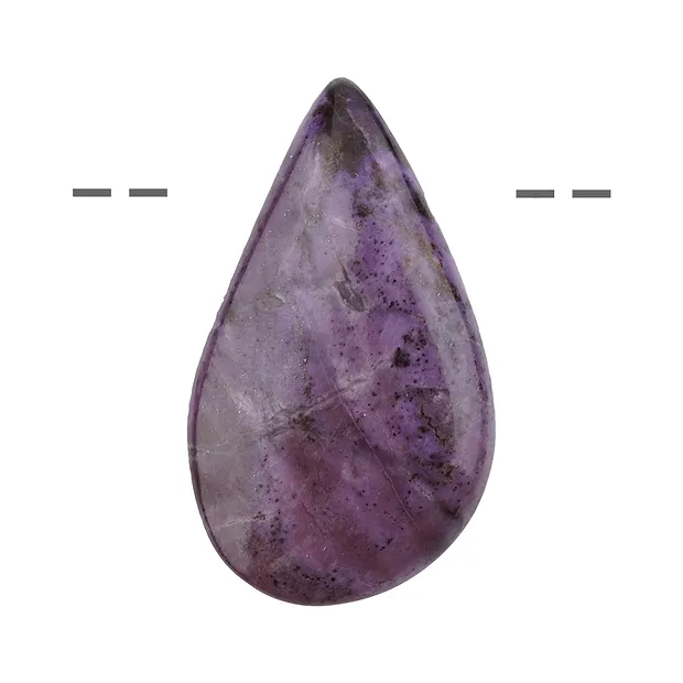 Cabochon Sugilith gebohrt, 5,5cm, Unikat 049 | Edelsteine, Heilsteine & Schmuck