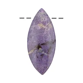 Cabochon Sugilite percé, 7,0cm, Pièces uniques 050 | Marco Schreier