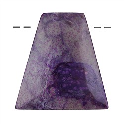 2811150051 Cabochon Sugilite drilled, 4,5cm, unique 051 | wholesaler gems & healing stones