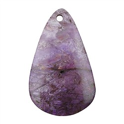 2811150058 Cabochon Sugilite percé, 5,0cm, Pièces uniques 058 | Marco Schreier