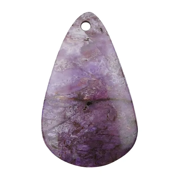 Cabochon Sugilith gebohrt, 5,0cm, Unikat 058 | Edelsteine, Heilsteine & Schmuck