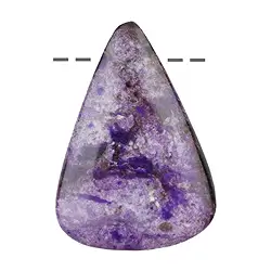 2811150064 Cabochon Sugilith gebohrt, 4,5cm, Unikat 064 | Edelsteine, Heilsteine & Schmuck