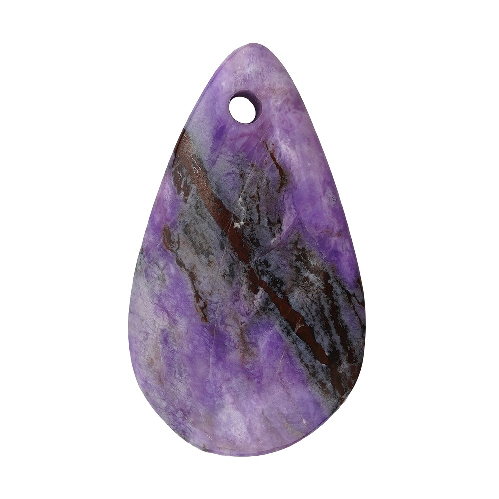 Cabochon Sugilite drilled, 4,5cm, unique 065 | wholesaler gems & healing stones