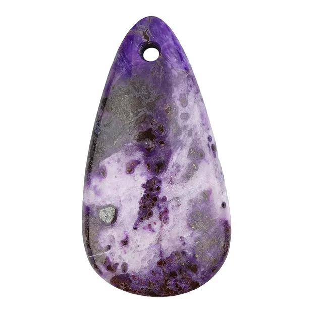 Cabochon Sugilith gebohrt, 4,5cm, Unikat 068 | Edelsteine, Heilsteine & Schmuck
