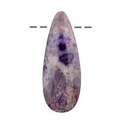2811150069 Cabochon Sugilith gebohrt, 5,0cm, Unikat 069 | Edelsteine, Heilsteine & Schmuck