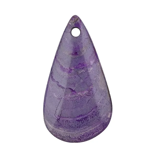 Cabochon di Sugilite forato, 6,0cm, pezzo unico 072 | Marco Schreier