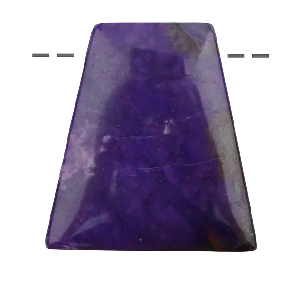 Cabochon Sugilith gebohrt, 3,0cm Unikat 086 | Edelsteine, Heilsteine & Schmuck