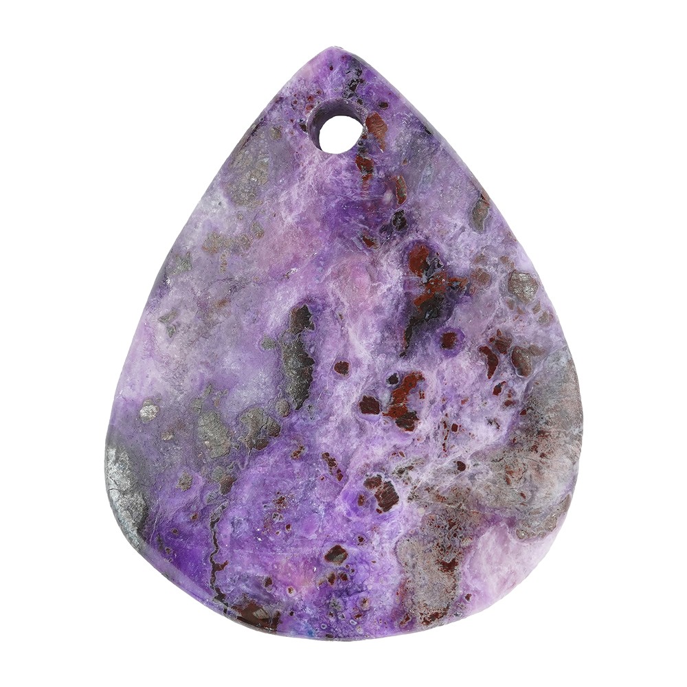 Cabochon Sugilite percé, 3,5cm, Pièces uniques 087 | Marco Schreier