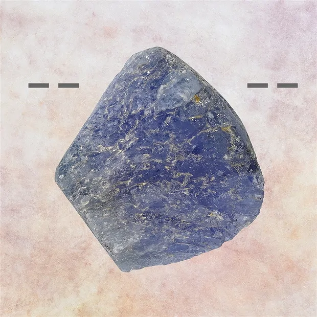 Tanzanite forata, 3,1 cm unica 029 | Gemme Schreier, pietre curative e gioielli