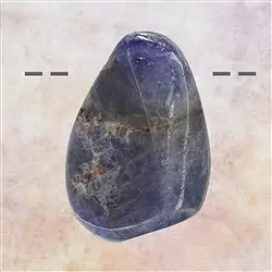 2811152031 Tansanit gebohrt, 4,5cm  Unikat 031 | Schreier Edelsteine, Heilsteine & Schmuck