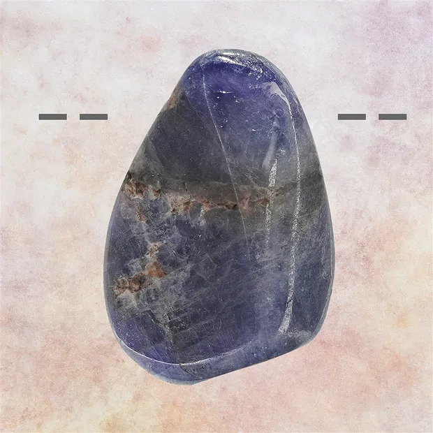 Tanzanite forata, 4,5 cm unico 031 | Gemme Schreier, pietre curative e gioielli