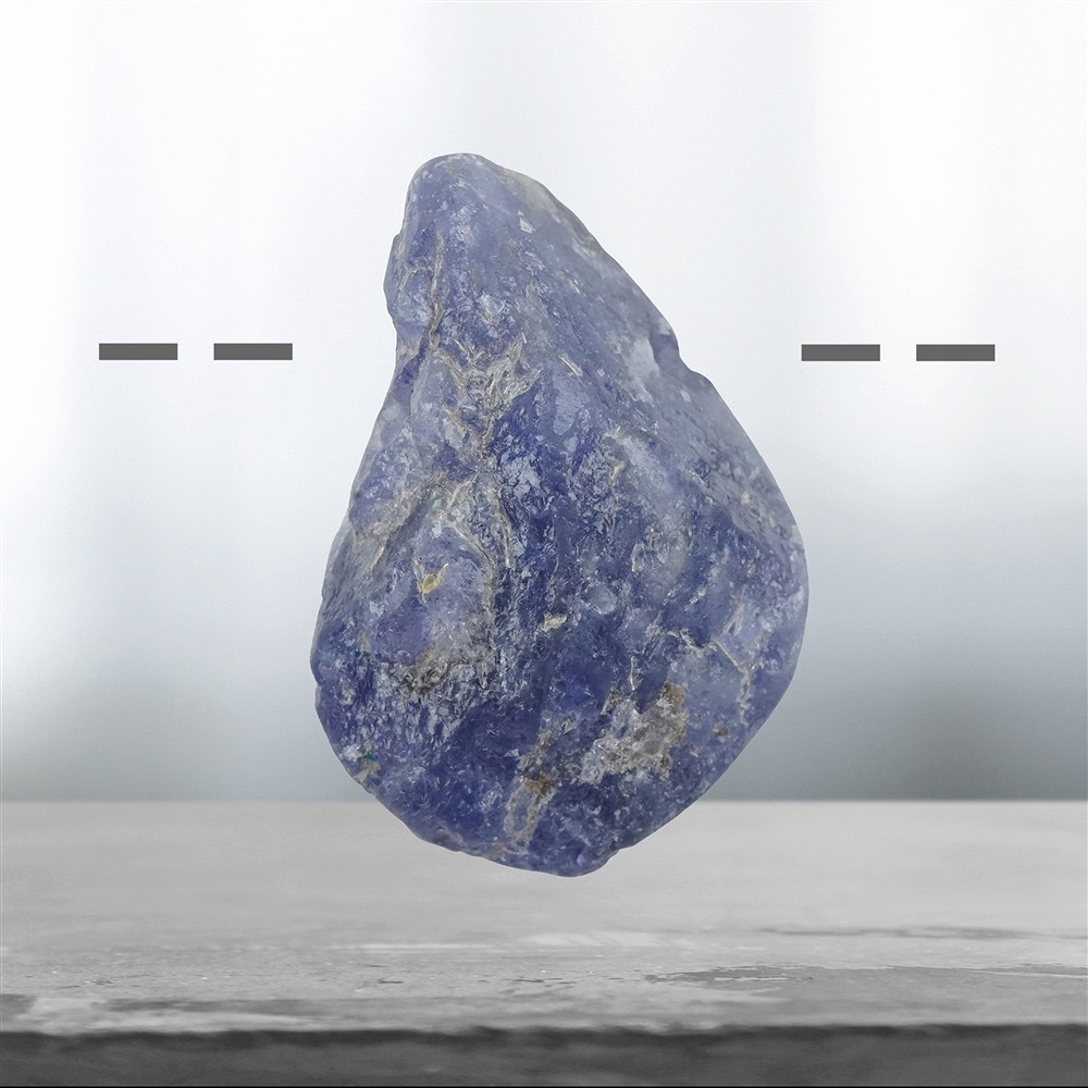 Tansanit gebohrt, 3,8cm Unikat 038 | Großhandel Edelsteine, Heilsteine & Schmuck