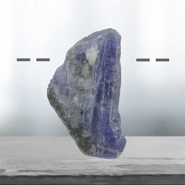 Tanzanite forata, 3,9 cm unica 039 | Gemme Schreier, pietre curative e gioielli