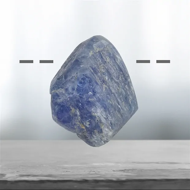 Tanzanite forata, 3,0 cm unico 045 | Gemme Schreier, pietre curative e gioielli