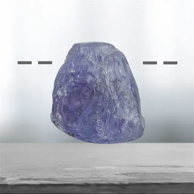 Tanzanite percée, 2,3cm Pièces uniques 049 | Marco Schreier