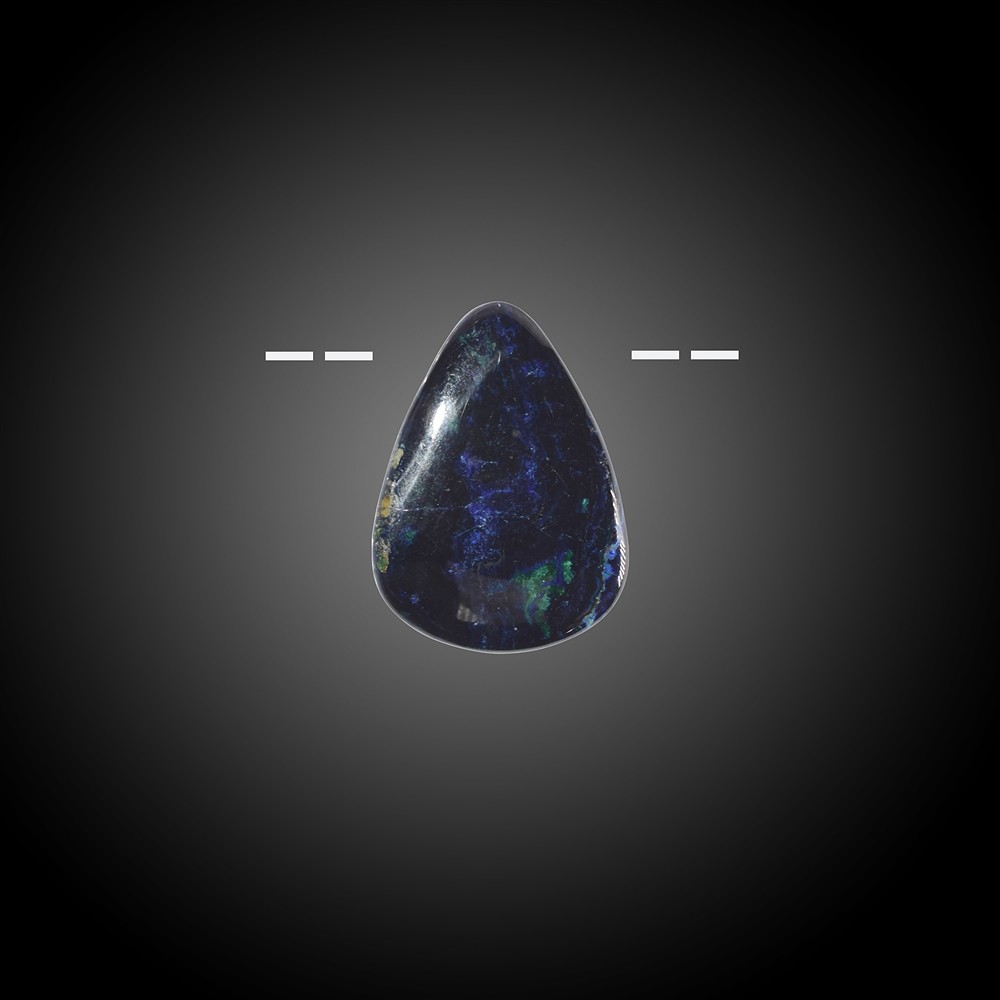 Azurite-Malachite (stab.) esemplare unico perforato 018 | Marco Schreier