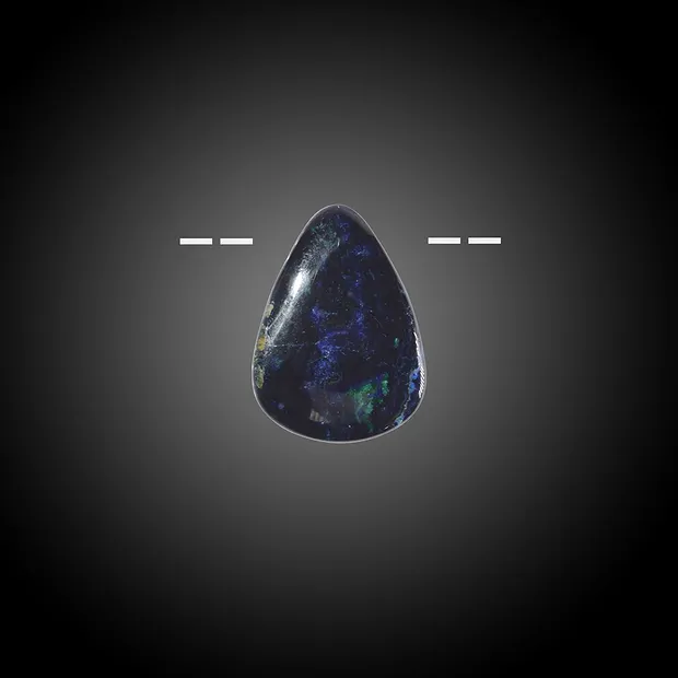 Azurite-Malachite (stab.) esemplare unico perforato 018 | Marco Schreier