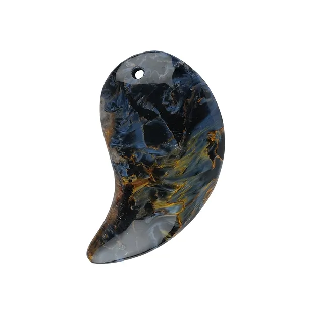 Cabochon Pietersit gebohrt Unikat 024 | Edelsteine, Heilsteine & Schmuck-Handel