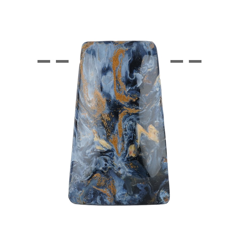 Cabochon di Pietersite forato unico 025 | grossista gemme e pietre curative