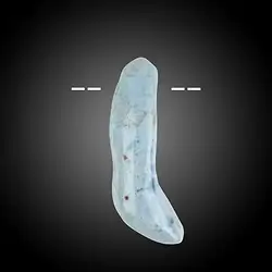 2811196071 Pietra burattata Larimar forata unica 071 | grossista gemme e pietre curative