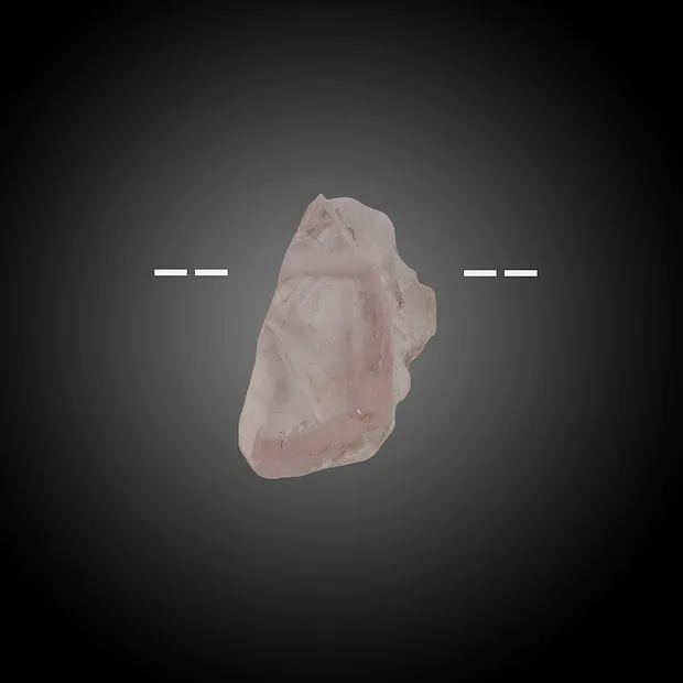 Morganite a forma libera forata unica 031 | grossista gemme e pietre curative